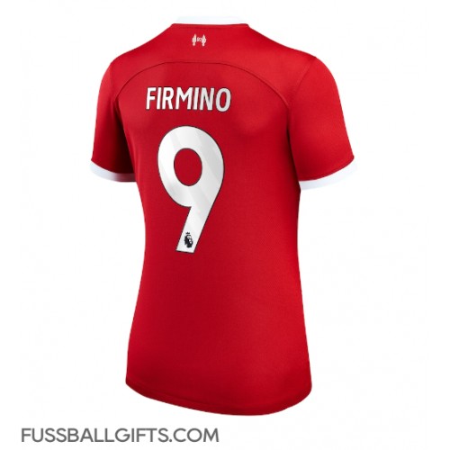 Liverpool Roberto Firmino #9 Fußballbekleidung Heimtrikot Damen 2023-24 Kurzarm